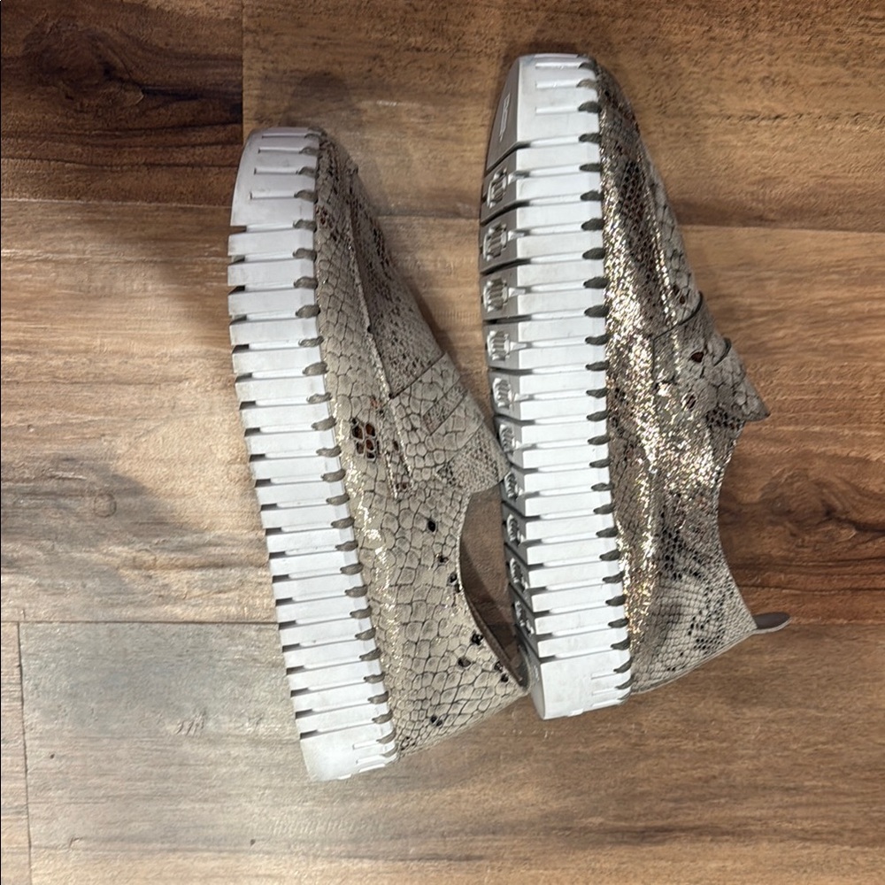 Women’s Snakeskin Loafers by Isle Jacobsen - Picture 2 of 5